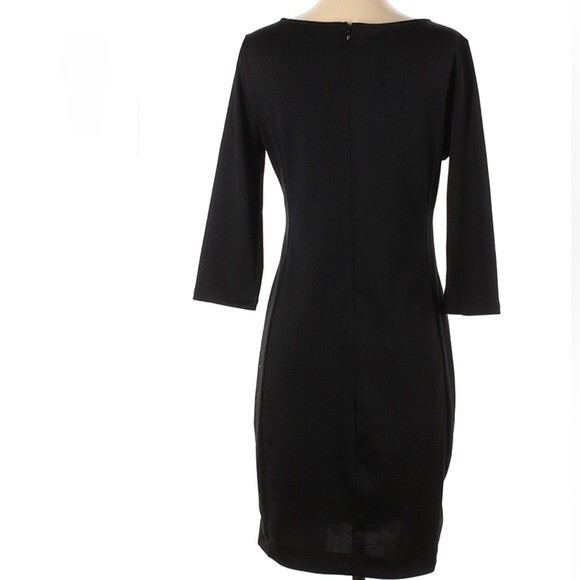 New York & Company black and emerald green sheath dress size small - Picture 2 of 6